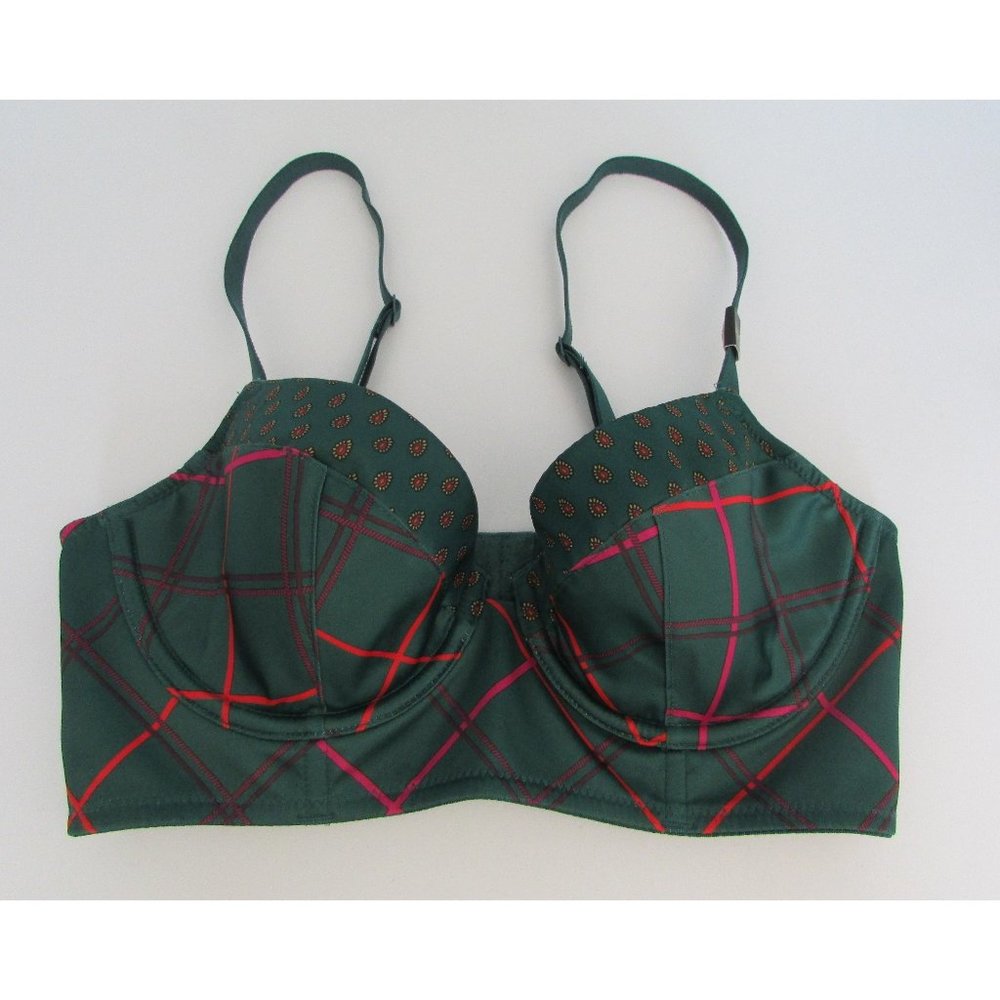 Victoria's Secret Green Satin Bra